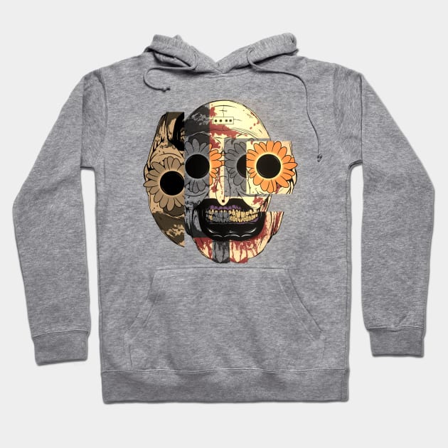 Art The Clown Puzzle Face Hoodie by Veljam